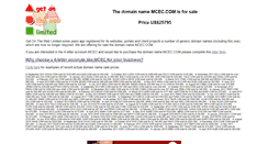 Desktop Screenshot of mcec.com